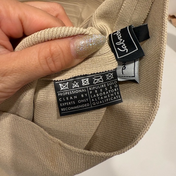 Salvatore Ferragamo Beige Snake Print Tank Top - Picture 6 of 7